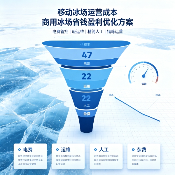 北京移动冰场运营成本怎么算？商场真冰场运营方案参考推荐神力得业